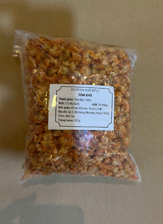 Tôm khô Mỹ Lệ 300g