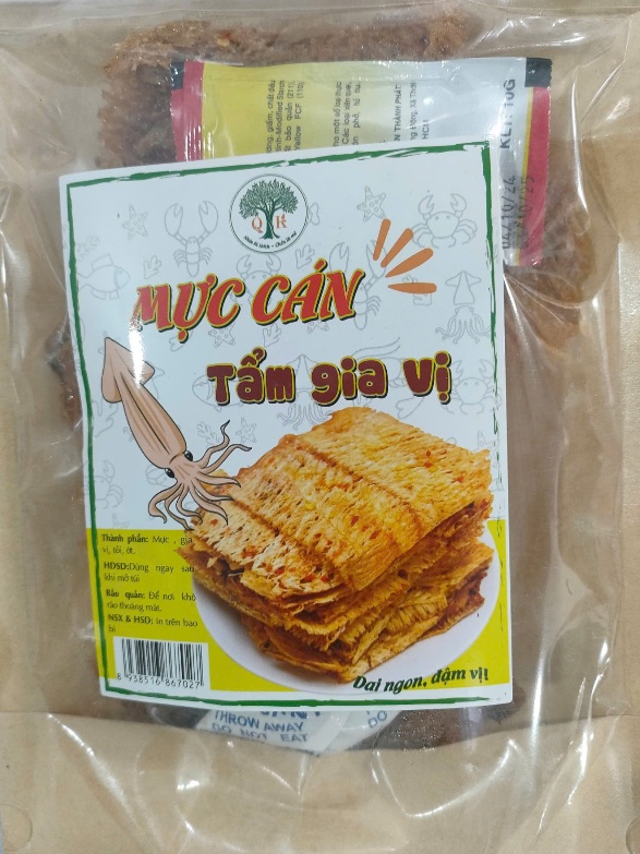 Mực Cán Tẩm Gia Vị QH 200g