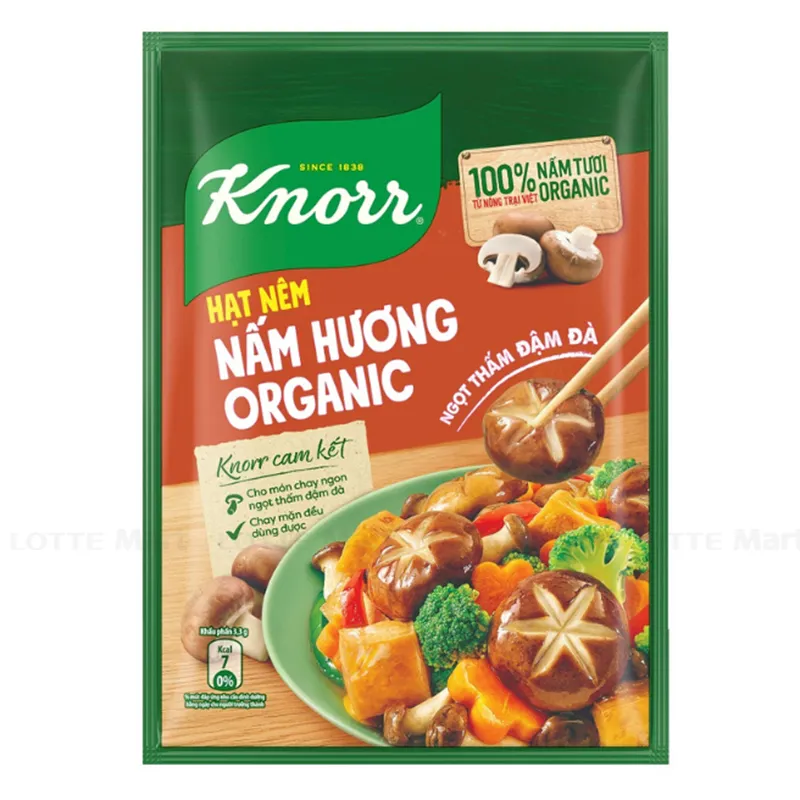 Hạt Nêm Knorr Chay Nấm Organic