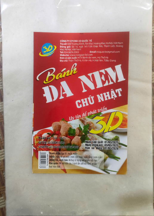 Bánh Đa Nem 3D