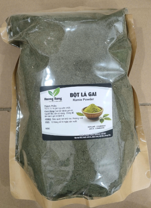 Bịch Bột lá gai Hương Rừng 1kg
