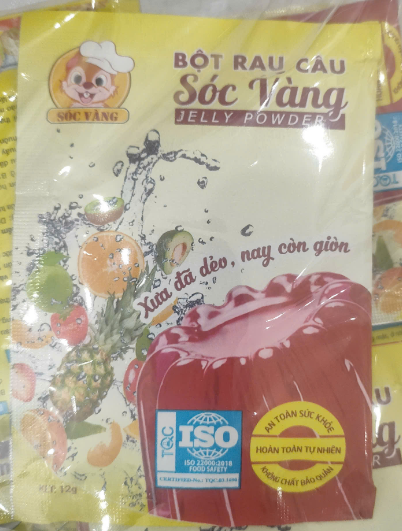 Bột Rau Câu Sóc Vàng (50 gói)