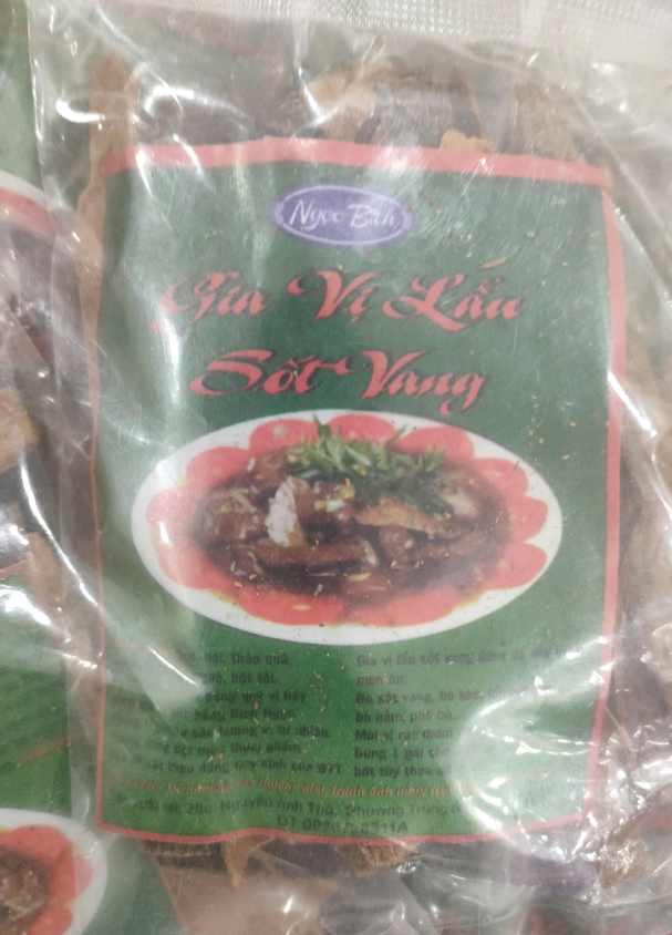 Gia vị lẩu sốt vang Ngọc Bích (15 gói)