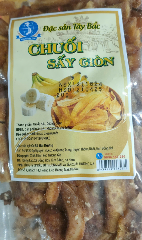 Chuối sấy giòn 200g