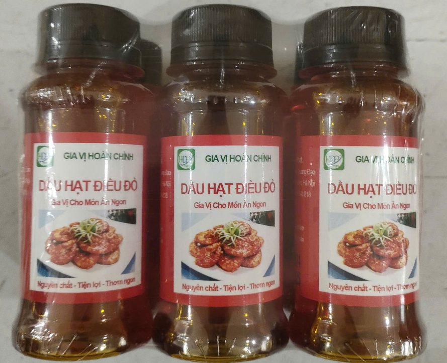 Dầu hạt điều đỏ (6 lọ)
