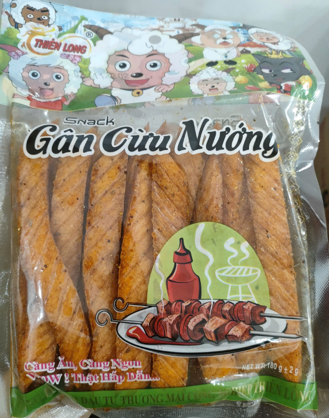 Gân cừu nướng Thiên Long 180g