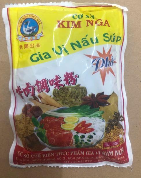Gia vị nấu súp Kim Nga