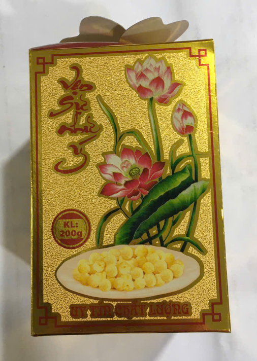 Hộp mứt sen đường Tiến Anh 200g