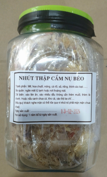 Lọ Nhút Thập Cẩm Nụ Béo (1kg)