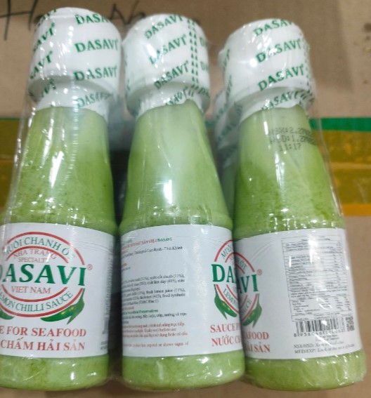 Muối Chanh Ớt Nha Trang Dasavi 260g (6 lọ)