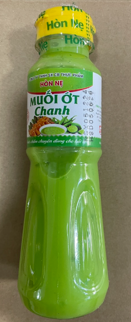 Muối Chanh Ớt Xanh Hòn Nẹ 250g
