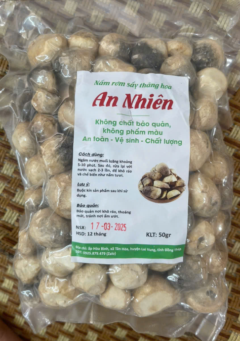 Nấm rơm An Nhiên 50g