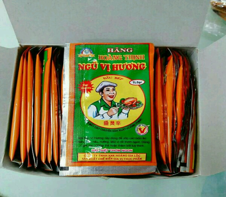 Ngũ Vị Hương 1 hộp gồm 100 gói 300g