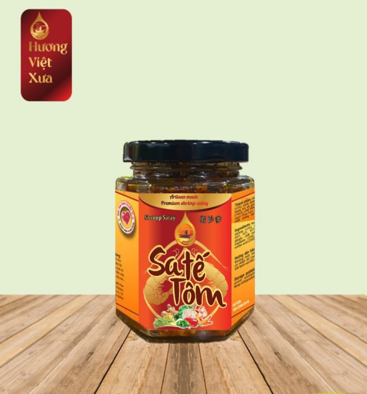 Sate tôm Hương Việt Xưa Primium 180g