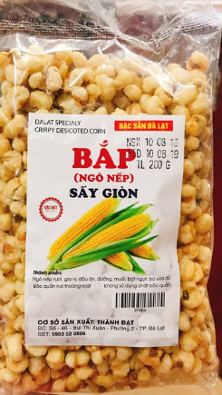 BẮP SẤY GIÒN