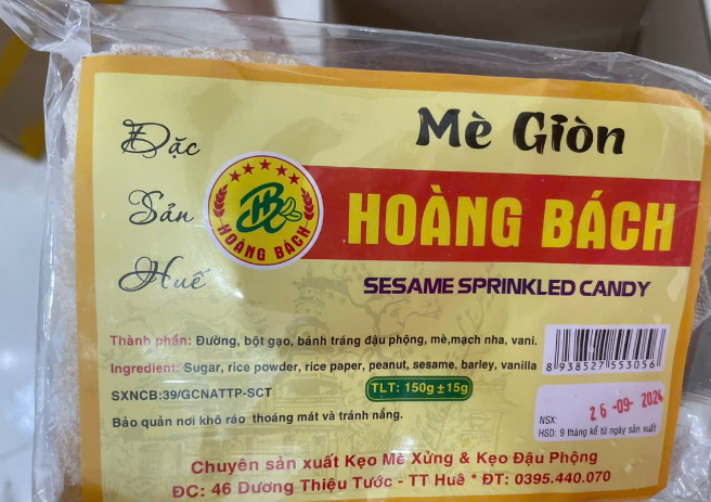 Mè giòn Hoàng Bách