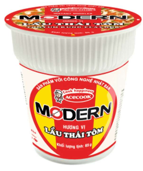 Mì Modern lẩu Thái tôm ly 65g