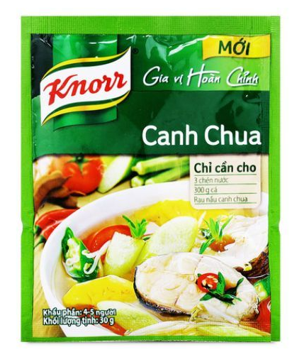 Gia Vị Hoàn Chỉnh Canh Chua Knorr 30g