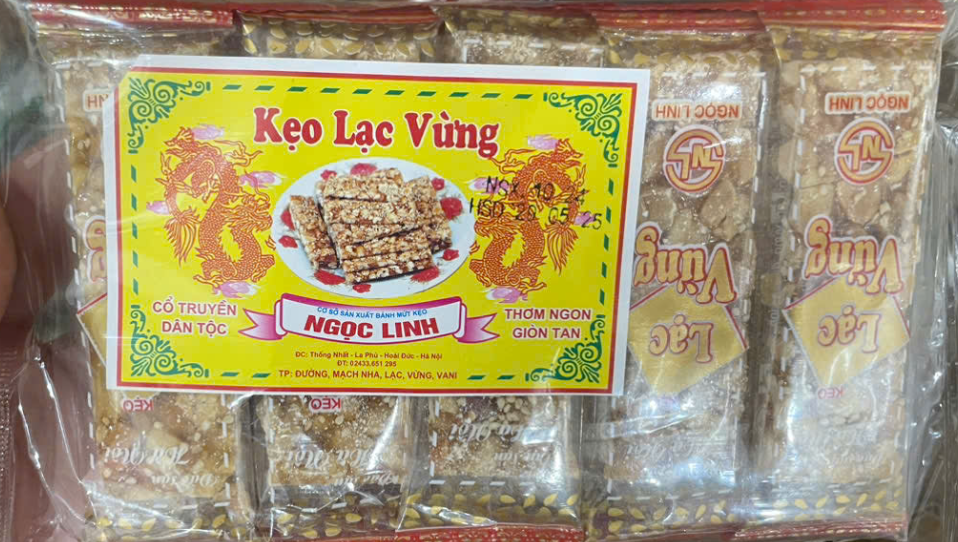 Kẹo lạc Vừng Ngọc Linh (bịch 10 gói)