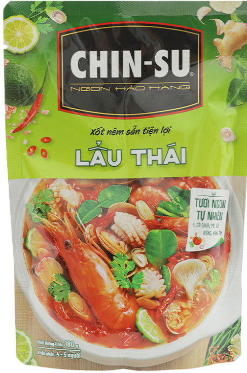 Xốt gia vị nêm sẵn lẩu Thái Chinsu gói 180g