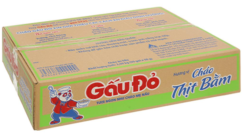 Thùng Cháo Gấu Đỏ