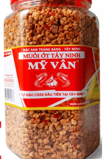 Muối Tây Ninh Mỹ Vân 100g (lốc 10 lọ)