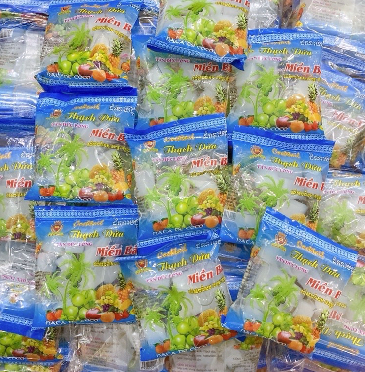 Thạch dừa TÂN ĐỨC LONG 40g (bịch 20 gói)