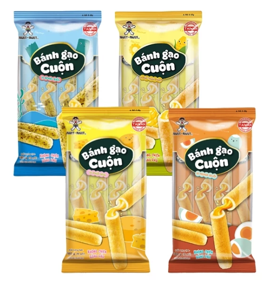 Bánh gạo cuộn Want Want 180g