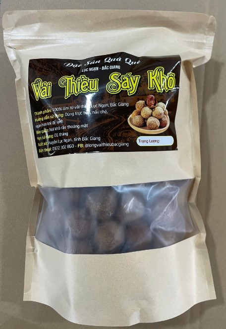 Vải thiều sấy khô 500g
