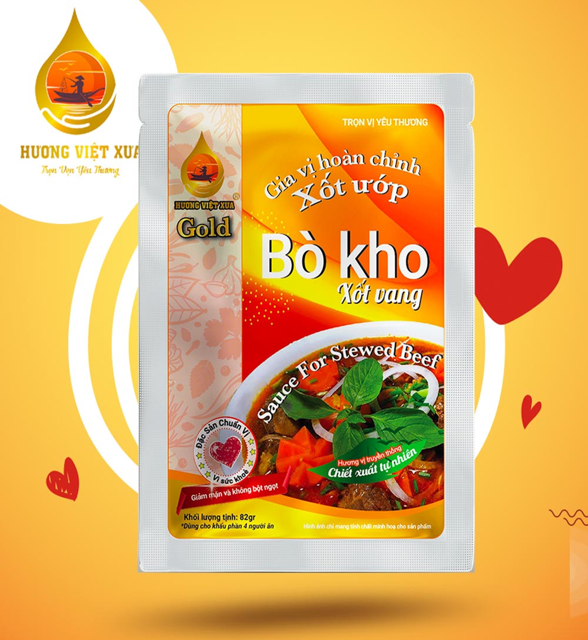 Xốt ướp Bò Kho 82g