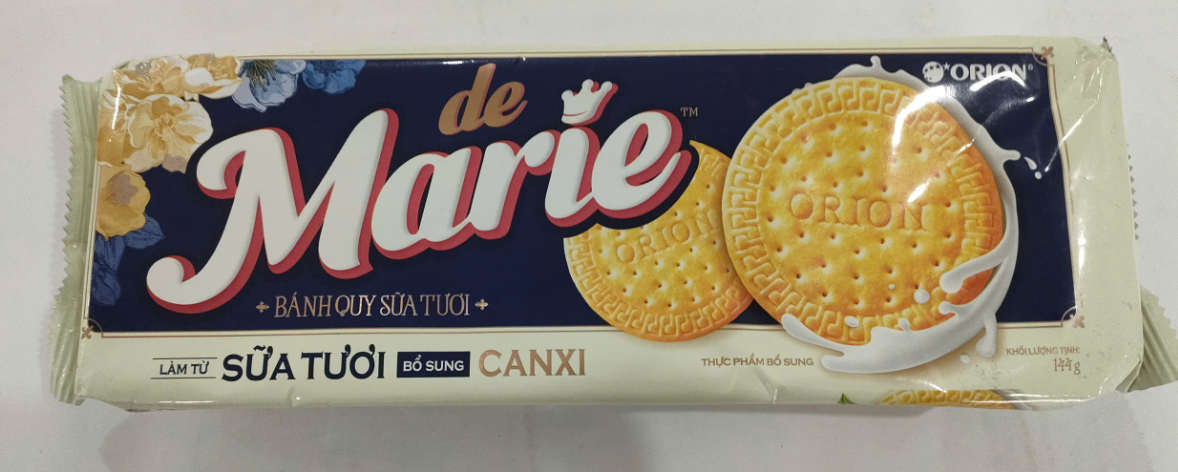 Bánh quy Marie Orion 144g