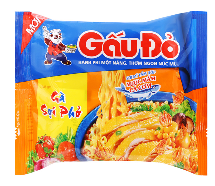 Thùng mì Gấu đỏ