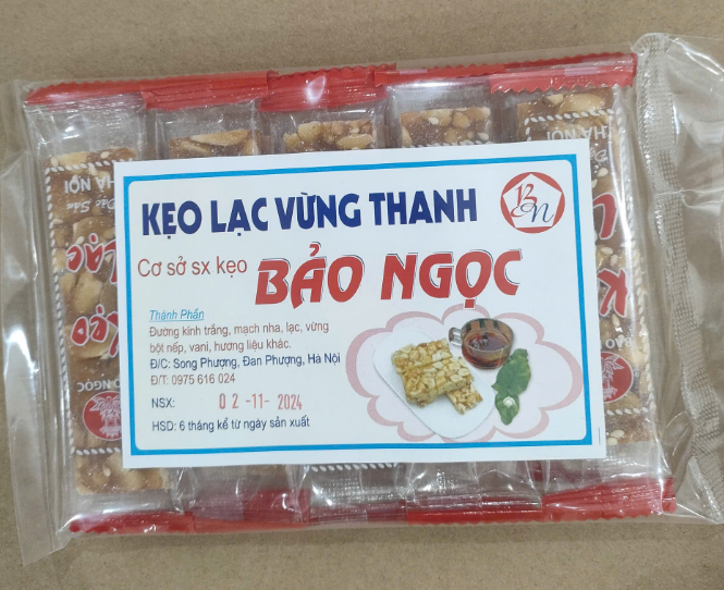 Kẹo lạc vừng thanh Bảo Ngọc 140g