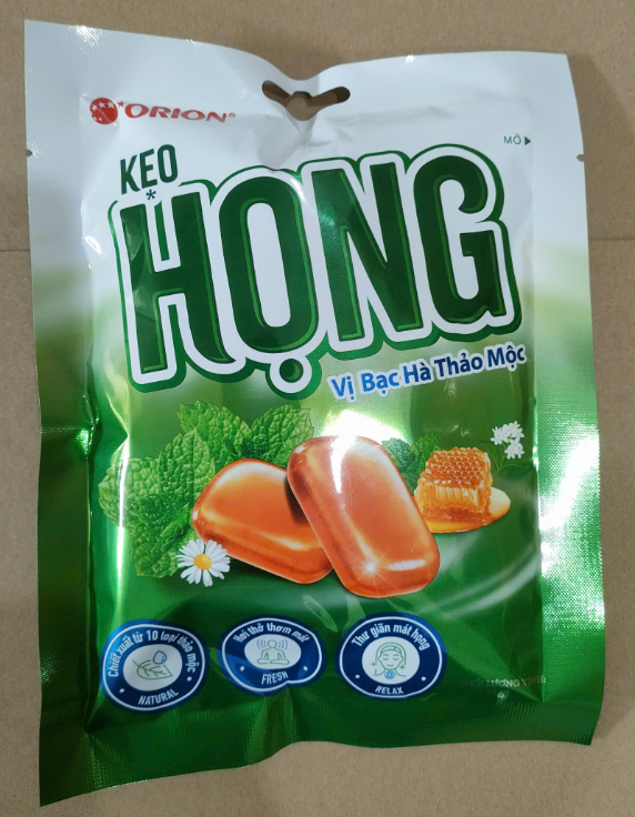 Kẹo ngậm họng Orion  84g