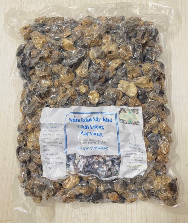 Nấm Rơm Sấy Khô Lai Vung 1kg