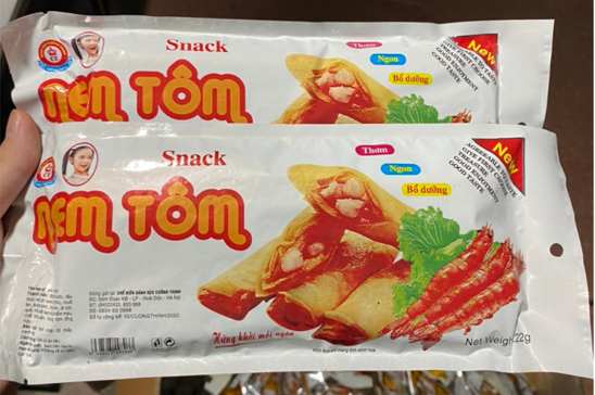 Nem tôm Cường Thịnh 600g (bịch 30 gói)