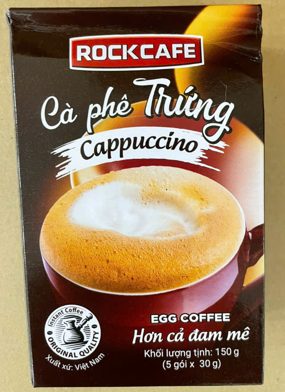 Cà phê Cappuccino Rock Café 150g