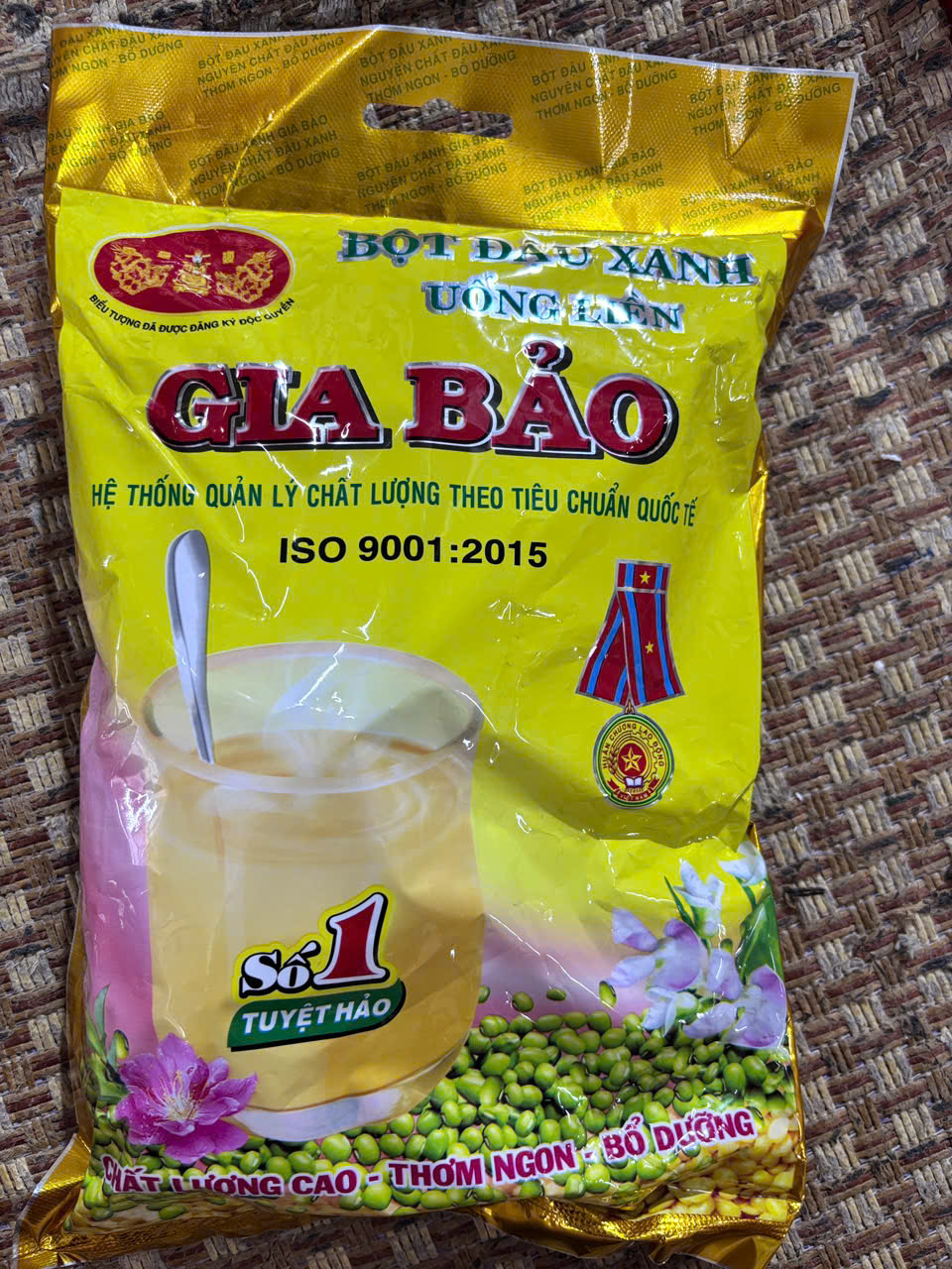 Bột đậu xanh Gia Bảo 500g